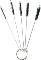 Green Piece® Glass Cleaner (Made in USA) - 2 of the 16 oz bottles with a Set of 3 Silicone Plugs and a 5 Piece Mini Metal Nylon Brush