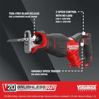 CRAFTSMAN V20 RP Cordless Reciprocating Saw, 3,200 RPM, 8 inch, Bare Tool Only (CMCS351B)