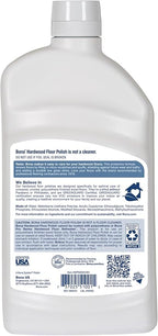 Bona Hardwood Floor Polish - 32 fl oz - Low Gloss Shine - Polish for Wood Floors - Protects and Renews Dull Flooring - Covers 500 sq ft (Pack of 2)