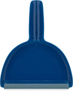 Small Broom with Snap-on Dust Pan, Blue Hefty Durable (1)
