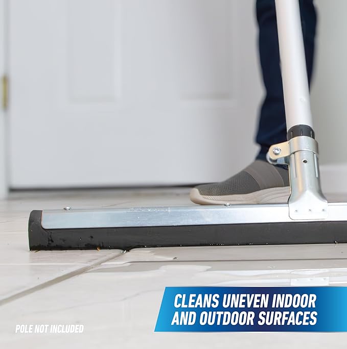 Unger Professional AquaFlex Uneven Surface Floor Squeegee, 18"