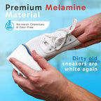 (100 Pack) Extra Durable Eraser Sponge - Extra Thick, Long Lasting, Premium Melamine Sponges in Bulk - Multi-Purpose Power Scrubber - Bathroom, Kitchen, Floor, Bathtub, Toilet, Baseboard, Wall Cleaner