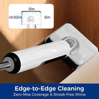 Wet Dry Vacuum Mop, 180°Lay-Flat Cordless Vacuum Mop All in One, Floor Cleaner Machine, 45 Minutes Long Runtime Electric Mop, 158℉ Self-Cleaning, Edge Cleaning, Self-Propelled Vacuum Mop Combo