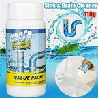 Wild Tornado Sink and Drain Cleaner, Wild Drain and Pipe Cleaner, World Tornado Sink DrainCleaner, Powerful Pipe Dredging Agent for Kitchen & Bathroom (3PCS)