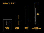 Fiskars QuikFit Handle S, for QuikFit Hand Tools, Length: 24 cm, Black/Orange, 1000663