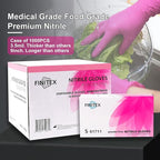 FINITEX Nitrile Disposable Latex-Free Gloves - 3.5mil 100/1000PCS Powder-Free Latex Free Cleaning Medical Exam Food Gloves