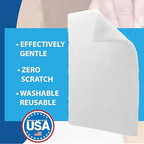 20 Pack of 6 x 9 White Non Scratch Non-Woven Pads for Buffing Cleaning Polishing and Multi Purpose Use in Your Home Workshop or DIY Garage Shop