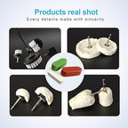 Neeki 14pcs Drill Polishing Wheel and Polishing Compound, Soft Drill Brush with 1/4 Hexagonal Shank, Suitable for Metal, Stainless Steel, Jewelry, Wood, Ceramic, Glass, etc.