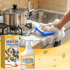 2Pcs Kitchen Heavy Oil Cleaner Spray, 2026 New All Purpose Kitchens Heavy Oil Cleaning Agent,Multipurpose Kitchen Cleaner, Heavy Duty Degreaser Cleaner Spray for Countertops, Ovens and Appliances