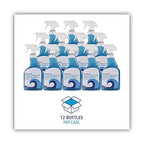 Boardwalk BWK37112A Industrial Strength Glass Cleaner with Ammonia, 32 oz Trigger Bottle (Case of 12)