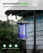 Buzbug LED Bug Zapper Indoor Outdoor, LED Bulbs Up to 50,000 Hours, 6.5ft Power Cord, High-Voltage, Sustainable Less Power, Mosquito Zapper, Fly Trap Mosquito Trap, Fly Killer Fly Zapper -MO005B