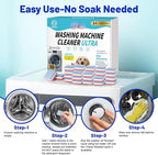 2-in-1 Pet Hair Removal Kit, Washing Machine Cleaner Tablets & Reusable Pet Hair Removal Glove for Cats and Dogs, Remove Stubborn Pet Hair | Complete Solution for Pet Owners