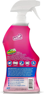OdoBan Pet Solutions Oxy Stain Remover, Pet Stain Eliminator, Made in the USA, 4-Pack, 32 Ounce Spray Each