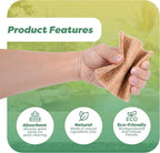SCRUBIT 24 Natural Scouring Pads - Eco Friendly Scrubbing Pads for Kitchen Cleaning, Dishes, and Pots - Non-Scratch Kitchen Scrubbers - 100% Natural Sisal Fibers (24 Pack)