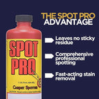Pro's Choice Spot Pro Carpet Spotter, Professional Fabric & Carpet Spot Remover for Stains & Spills, Fast Acting Upholstery Stain Remover, Use as Stain Treater Spray for Cleaner Couch & Laundry, 1Pint