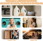 BellaLuce Laundry Detergent Sheets 1 Home Size (240 Loads, Fresh Linen) & 2 Travel Size (32 Loads, Fresh Linen & Dreamy Sway) | Portable for College, Dorm, Hotel, Family