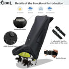 Okcool Electric Tiller Cover,Heavy Duty Waterproof Cultivator Cover for Sun Joe Electric Garden Tiller,Black