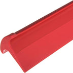 SPARTA 24" Floor Squeegee Replacement Head, Seamless Rubber with Rust-Free Plastic Frame for HACCP Compliance, Heavy-Duty Industrial Use, Thermoplastic Rubber, 24 Inches, Red