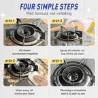 Kitchen Heavy Oil Cleaner Spray, 2026 New All Purpose Kitchens Heavy Oil Cleaning Agent, Kitchen Degreasing Cleaning Spray Grease Remover for Stove, Oven, Dishwasher, Appliances (1PCS)