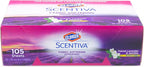Clorox Scentiva Fabric Softening Dryer Sheets Fabric Sheets in Tuscan Lavender & Jasmine Scent Laundry Dryer Sheets for Fresh & Clean Clothes (Pack of 6, 630 Count Total)
