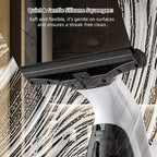 Electric Window Vacuum Cordless, 2200mAh Rechargeable Electric Vacuum Squeegee with 28cm Blade, 150ml Tank & 300ml Spray Bottle, for Windows, Mirrors, Showers, Tiles, Glass Cleaning