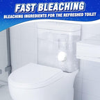 Vacplus Toilet Bowl Cleaners - 6 PACK, Household Toilet Cleaner, Automatic Toilet Bowl Cleaners with Bleach, Sustained-Release Toilet Tank Cleaners for Deodorizing and Descaling, 1.76 Ounces Each