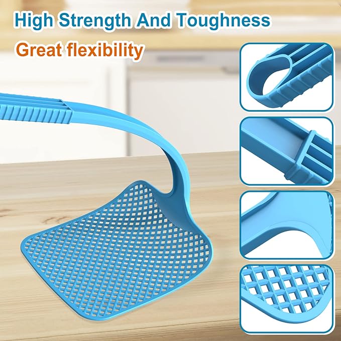 (8 Pack) Fly Swatters,Large Bug swatter That Work for Indoor and Outdoor