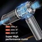 Handheld Vacuum Cleaner, 28000Pa Brushless Motor Cordless Car Vacuum Cleaner, 3-Speed Mini Hoovers with Multiple Brush Heads Hand Held Vacuum Cordless for Office, Home, Kitchen, Car, Pet Hair