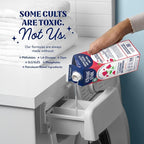 Cleancult Ultra Concentrated Liquid Laundry Detergent, 64 loads (32 oz), Long Lasting Scent, 90% Less Plastic, No Harsh Chemicals, Rose Petal, Defeats Stains & Odors, HE/Standard Compatible