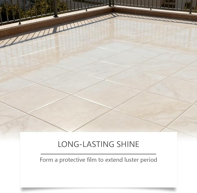 Marble Polishing Wax, Gentle Stone Polish Wax, Ceramic Tile Cleaner for Kitchen, Bathroom and Floors, Durable Shine, Smooth Finish, Marble Care and Protection, Easy to Apply (4Pcs)