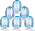 Bug Zapper Indoor, Electronic Fly Trap Insect Killer, Mosquitoes Killer Mosquito Zapper with Blue Lights for Living Room, Home, Kitchen, Bedroom, Baby Room, Office(6 Packs)