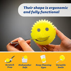 Scrub Daddy 4 Scrub Daddy Sponges & 4 Scrub Mommy Kitchen Sponges - Scratch-Free for Dishes & Multipurpose Cleaning - BPA Free & Made with Polymer Foam - Stain & Odor Resistant (16 Pack)