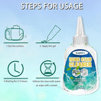 Sugelary Mold Stain Cleaner, 8 Fl oz All-Purpose Gel for Washing Machine Cleaner Front Loader Seal, Household Cleaner Gel for Bathroom Grout, Sink, Shower, Caulk, Washing Machine Cleaning Solution