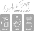 Quick Shine Multi Surface Floor Cleaner Daily Care 24oz | Plant-Based, Ready to Use, Dirt Dissolving, Streak Free, No Rinse | Use on Hardwood, Laminate, Luxury Vinyl Plank, Tile & Stone | Safer Choice
