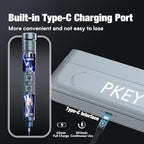 PKEY Mini Electric Screwdriver Set,Precision Electric Screwdriver， Cordless with 28 Precision Magnetic Bits, 3 Gears Torque, Overload Protection, Repair Tool Set for Phone Camera Laptop Watch