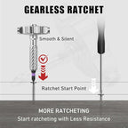 VMAN Ratchet Screwdriver Set, 100 in 1 magnetic Screwdriver sets, S2 Steel Bits, DIY Combination Flexible Shaft, Suitable for Furniture Assembly, Precision Electrical Appliance Repair, Bicycle Tools