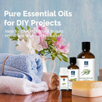 Rose Essential Oil, Home Fragrance Scent Oil for Diffuser, Skin, Hair, Candle, Soap, Dryer Balls, Laundry - 3.38 oz/100ml