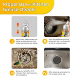 Liapu All Purpose Cleaner, Heavy Duty Degreaser Cleaner Spray, Lemongrass Scent Oven Cleaner Clean Up Kitchen Oil Stains Cleaning Tools For Stove Top & Induction Cooktop and Grill