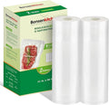 Bonsenkitchen Vacuum Sealer Bags Rolls, 11 in x 50 ft Rolls 2 pack Durable Food Sealer Bags, Commercial Grade, Heavy Duty, BPA Free, Seal a Meal, Great for Food Storage & Sous Vide Cooking, VB24