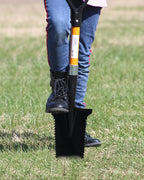 Ashman Short Handle Drain Spade Teeth Shovel (6 Pack), Sharp Shooter Shovel, Trenching Spade, Drainage Spade - Perfect Razor Blade Trenching Shovel D-Grip for Digging and Trenching and Transplanting.