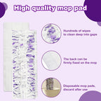 20 Count Disposable Power mop Pads Compatible with Swiffer Power mop Refills and Wood PowerMop, Multi-Surface swiffer Wet Pads Refills Replacement Use for Floor Cleaning