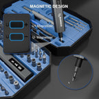 STREBITO 155 in 1 Mini Electric Screwdriver Set, Upgraded Small Electric Screwdriver Cordless, 5 Torque Settings, Max 7 N.m, Electronic Power Screwdriver Repair Tool Kit for Mac, Computer Pc Building