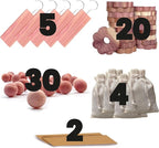 Professor Killamoth 61 Pack Cedar Blocks, Sachets, Rings, Balls - Stop Clothes Damage - The Ultimate Cedar Collection to Protect Your Clothes