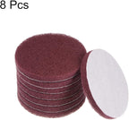 HARFINGTON 8pcs Drill Power Brush 4 Inch Tile Scrubber Scouring Pads 800 Grit for Bathroom Kitchen Household Cleaning