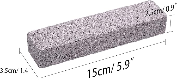 Chinco 36 Packs Pumice Stick for Cheaning, Pumice Scouring Stone Pad Removing Stain Grime Without Leaving Scratches for Kitchen Oven Stove Home Bathroom Toilet Pool House Cleaning Supplies