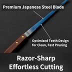 Bonsai Keyhole Saw 4-3/4" Made in JAPAN, Japanese Pruning Saw, Japanese Steel Blade, Wood Handle