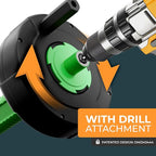 drain snake [25 FT] - Auto Feed - Ideal plumbing snake for sink and drain unblocking - Solid drain auger for real DYIs!