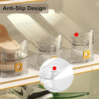 Copidrum 12Pack Shoe Slots Organizer for Closet Shoe Stacker Shoe Rack Organizer for Closet Space Saver Storage Shoe Holder Organization (Clear)