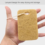 Natural Sponge, Sponges Individually Wrapped, Non Scratch Kitchen Cleaning Sponge Scouring Pad Cellulose Coconut Scrubbing Sponge for Washing Dishes (Pack of 1000 - Yellow)