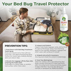Say Bye Bugs Bed Bug Spray Travel Size-Non-Toxic and Kills on Contact. Stain & Odor Free Bed Bug Spray. New Formula for Getting Rid of Bed Bugs Permanently (6x2 oz) TSA Approved size-Travel Must Haves